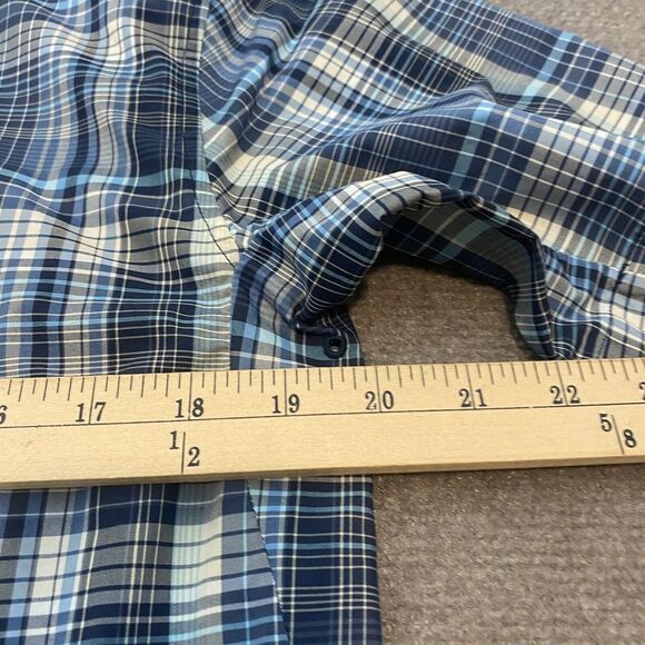 Patagonia Shirt Mens Small‎ Plaid Snap Front Plaid Lightweight Vented Outdoors - Picture 11 of 13